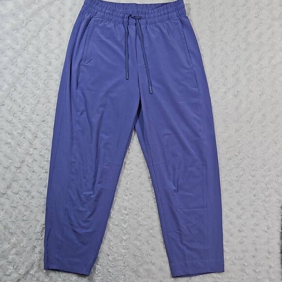 Athleta Size 4 NWOT Womens Arrival Straight Leg Ankle Pants Adonis Purple Blue - Picture 3 of 10